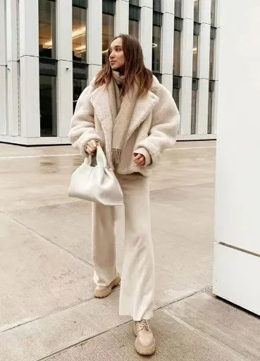 Stylowa casualowa kurtka zimowa dla kobiet - Amélie-S-Trend Polska
