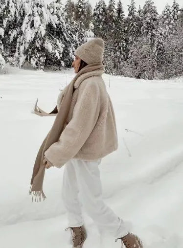 Stylowa casualowa kurtka zimowa dla kobiet - Amélie-S-Trend Polska