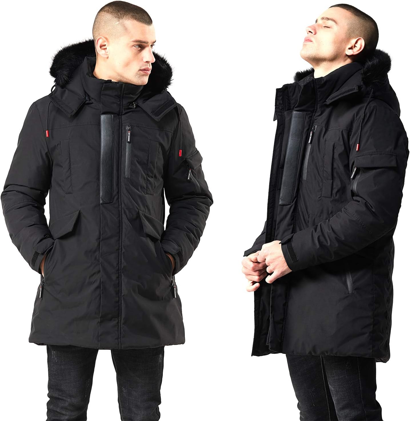 Stylowa Ciepła Zimowa Kurtka - Jacky-Zielony-S-Trend Polska