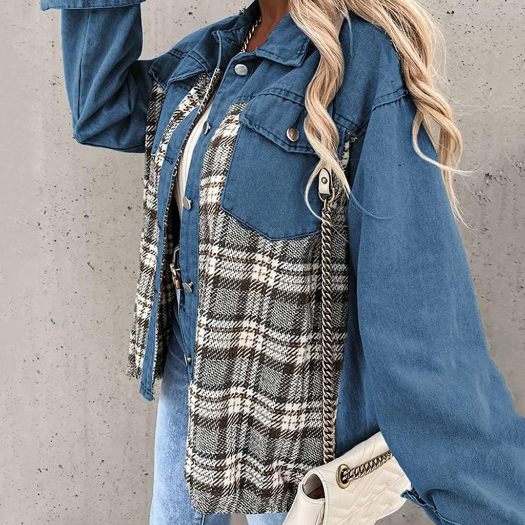 Stylowa damska kurtka – Livia-Czarny-S-Trend Polska