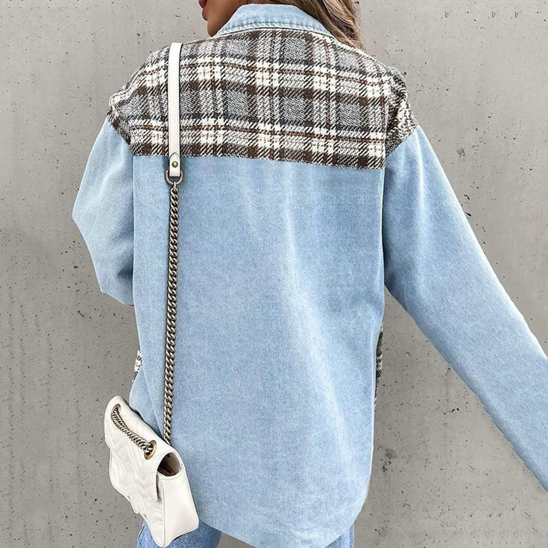 Stylowa damska kurtka – Livia-Czarny-S-Trend Polska