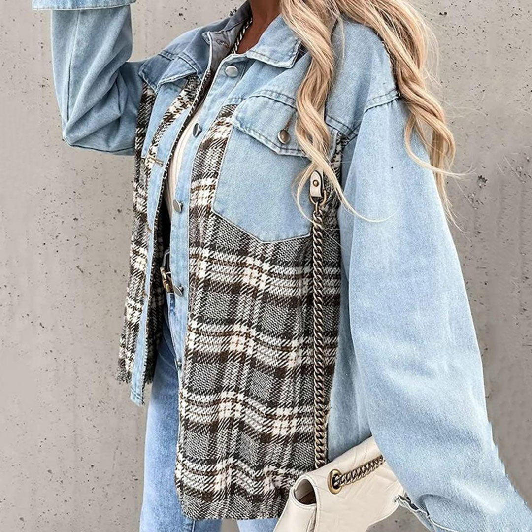 Stylowa damska kurtka – Livia-Czarny-S-Trend Polska