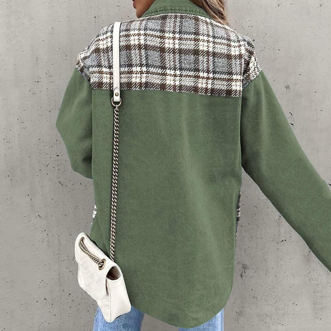 Stylowa damska kurtka – Livia-Czarny-S-Trend Polska