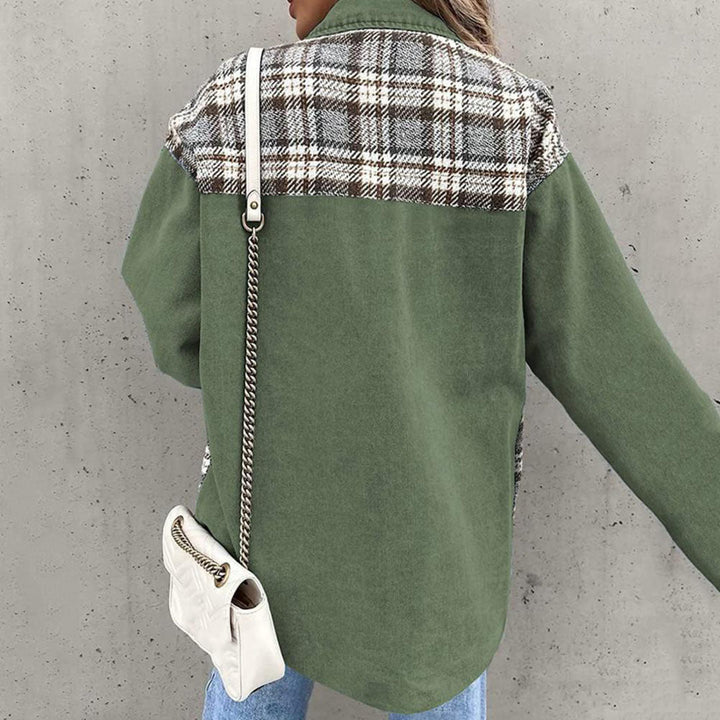 Stylowa damska kurtka – Livia-Czarny-S-Trend Polska