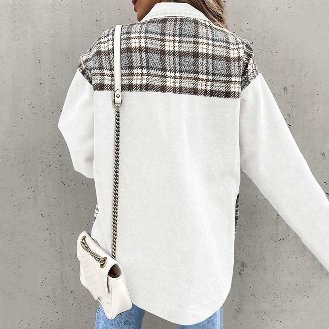 Stylowa damska kurtka – Livia-Czarny-S-Trend Polska