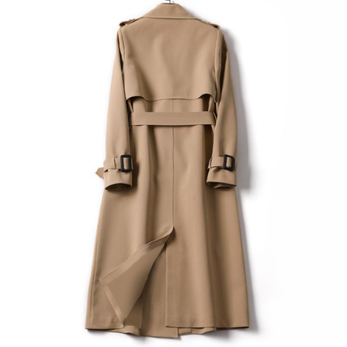 Stylowa damska trenchcoat - Astra-Khaki-S-Trend Polska