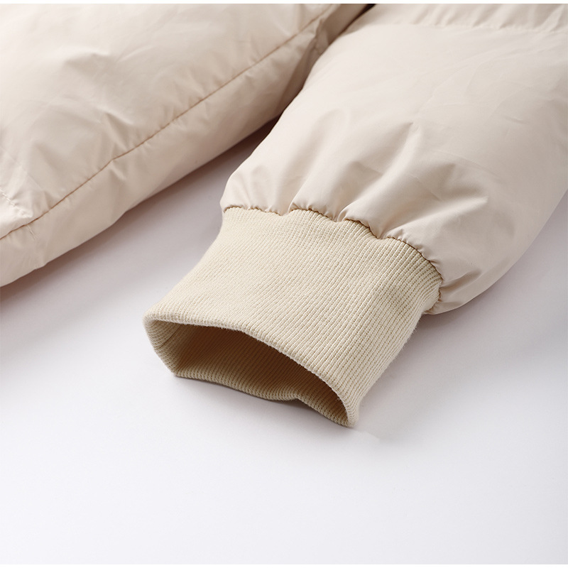 Stylowa Długa Kurtka Puchowa Damska - Elise-Zielony-XS-Trend Polska