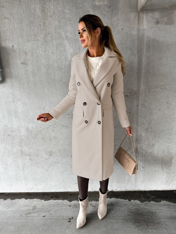 Stylowa i komfortowa damska kurtka - Vivienne-Beżowy-S-Trend Polska