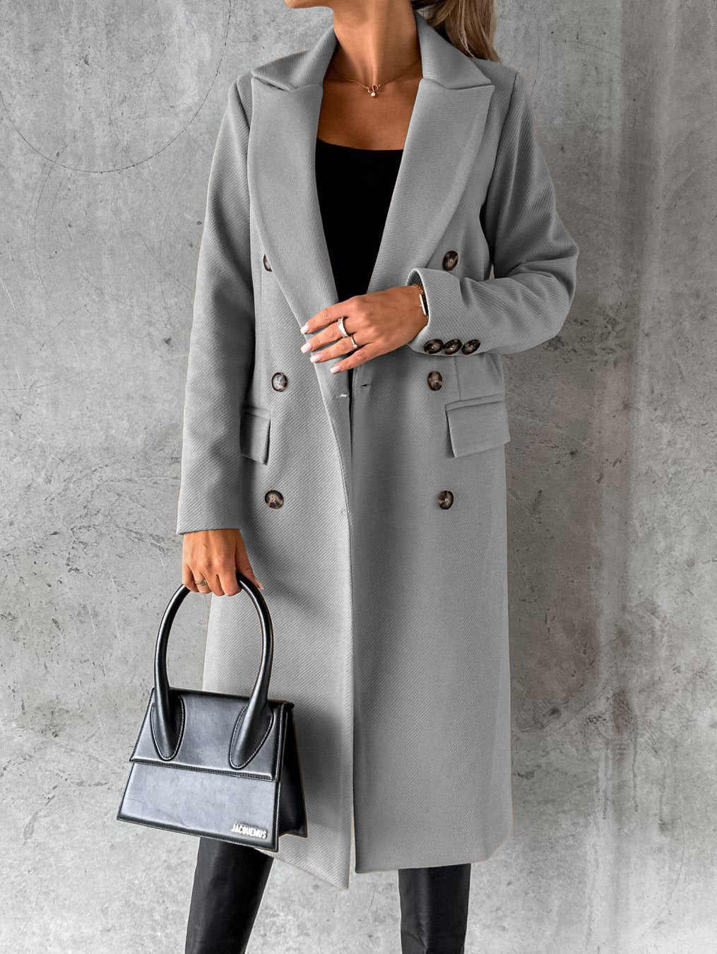Stylowa i komfortowa damska kurtka - Vivienne-Szary-S-Trend Polska