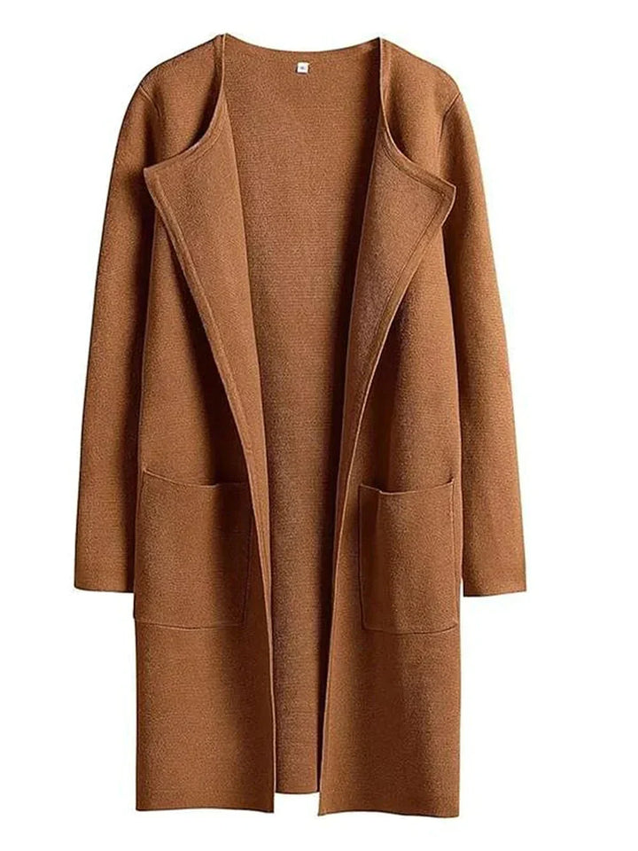Stylowa Kamizelka Damska - Djamila-Caramel Bruin-S (36)-Trend Polska