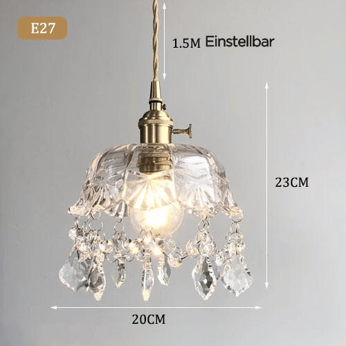 Stylowa Kryształowa Lampa Wisząca - Elara-Trend Polska