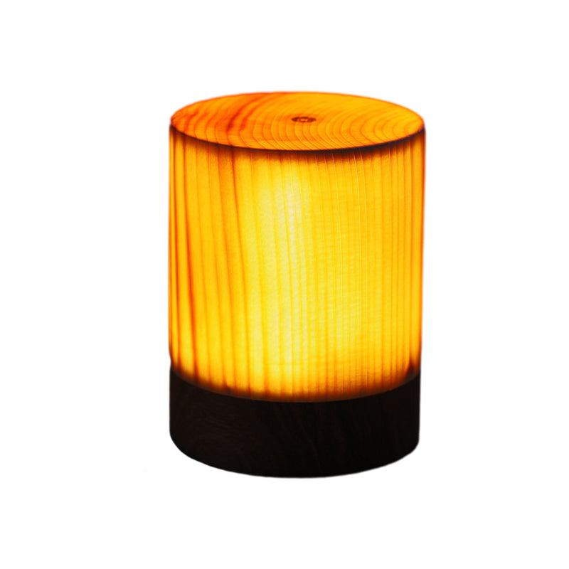 Stylowa lampa stołowa LED - WoodGlow-Cylinder-6cm x 8cm-Trend Polska
