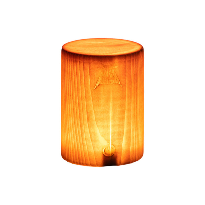 Stylowa lampa stołowa LED - WoodGlow-Cylinder-6cm x 8cm-Trend Polska