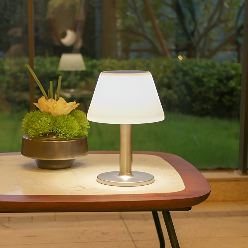 Stylowa lampa stołowa na energię słoneczną - SolarLuxe-Trend Polska