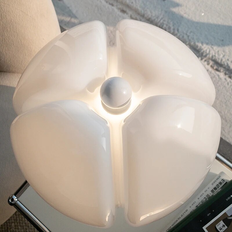 Stylowa Lampa Stołowa z Kwiatami – Fleur-Czarny-Trend Polska