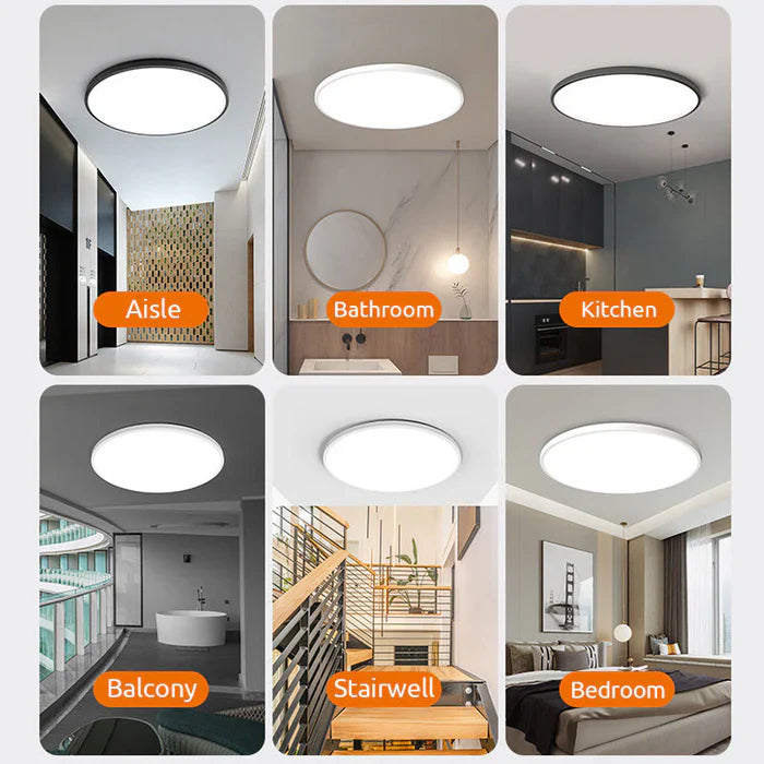 Stylowa lampa sufitowa LED - OrbGlow-D 24CM-Biały-Światło dzienne-Trend Polska