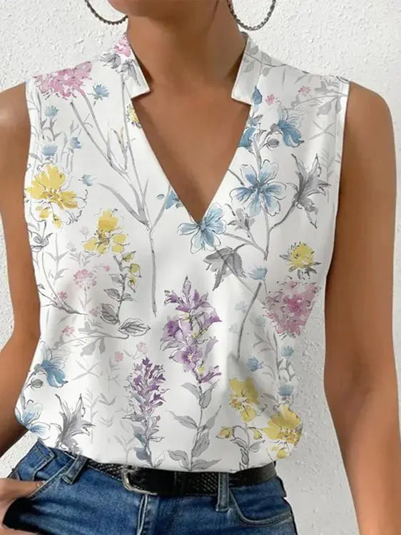 Stylowa letnia bluzka damska o swobodnym kroju – Rania-Liliowy-S-Trend Polska