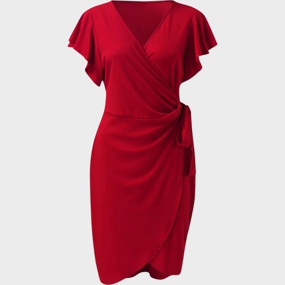 Stylowa letnia sukienka – Solène-Czarny-S-Trend Polska