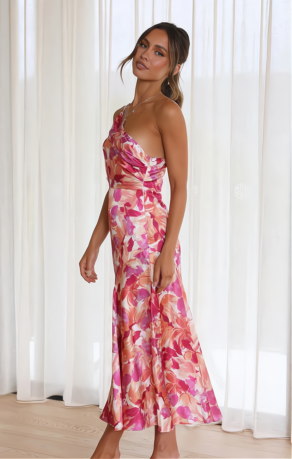 Stylowa Letnia Sukienka w Kwiaty - Zoë-S-Trend Polska