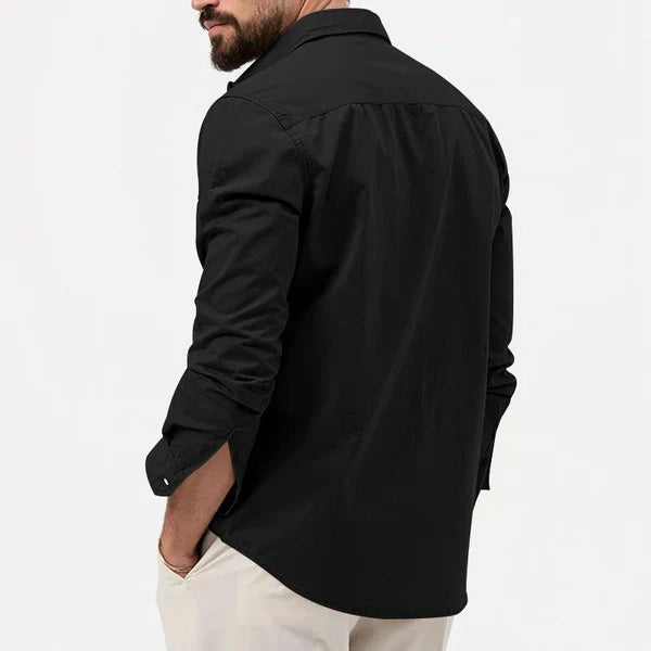 Stylowa męska koszula cargo - Tobias-Khaki-S-Trend Polska