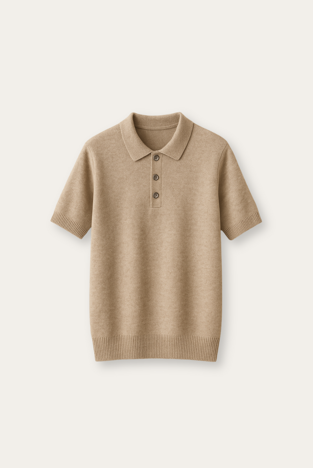 Stylowa męska koszulka polo z kaszmiru i wełny merino – Caelan-S-Trend Polska
