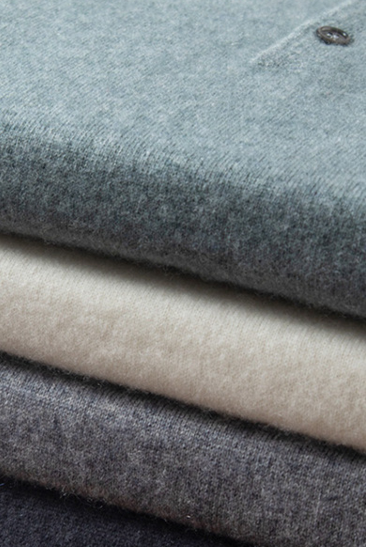 Stylowa męska koszulka polo z kaszmiru i wełny merino – Miro-S-Trend Polska