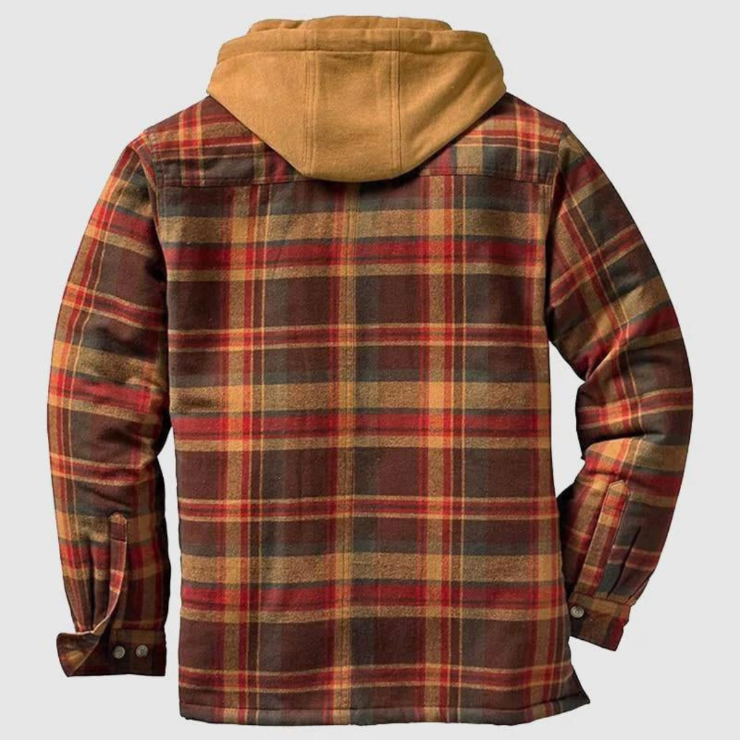 Stylowa Męska Kurtka Zimowa - RusticJack-Niebieski-S-Trend Polska