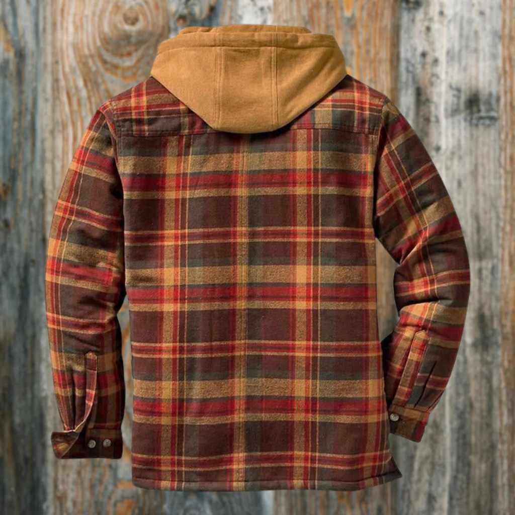 Stylowa Męska Kurtka Zimowa - RusticJack-Niebieski-S-Trend Polska