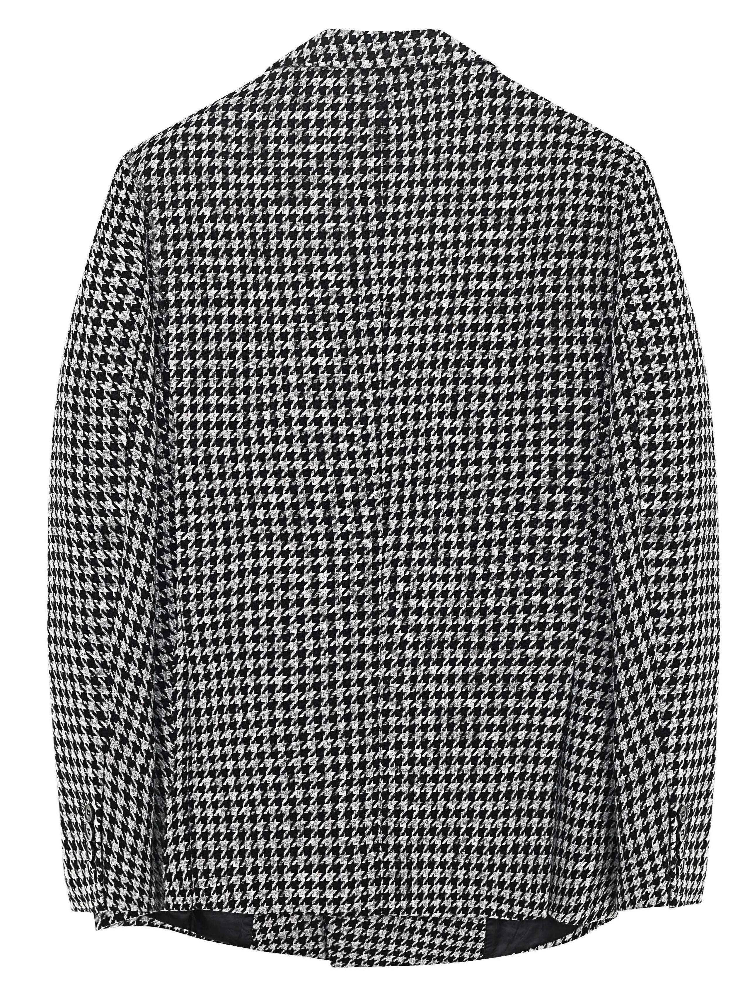 Stylowa Męska Marynarka w Kratę - Oliver-S-Trend Polska