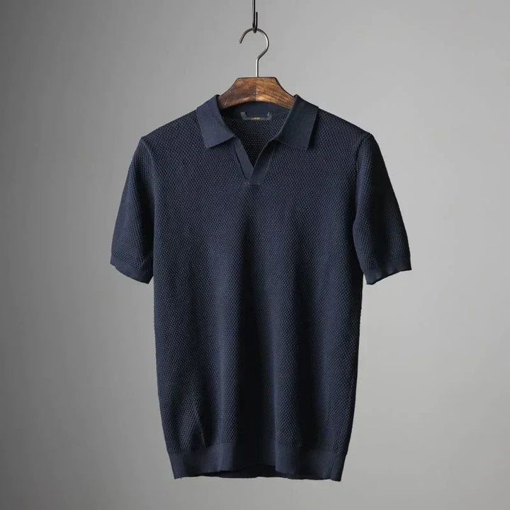Stylowa męska polo – Nestor-Ciemnoniebieski-S-Trend Polska