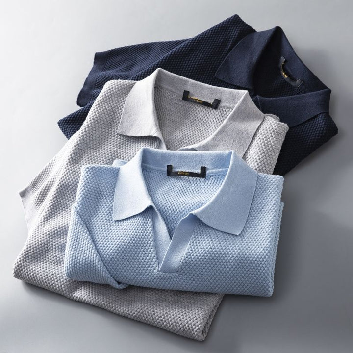 Stylowa męska polo – Nestor-Jasnoniebieski-S-Trend Polska