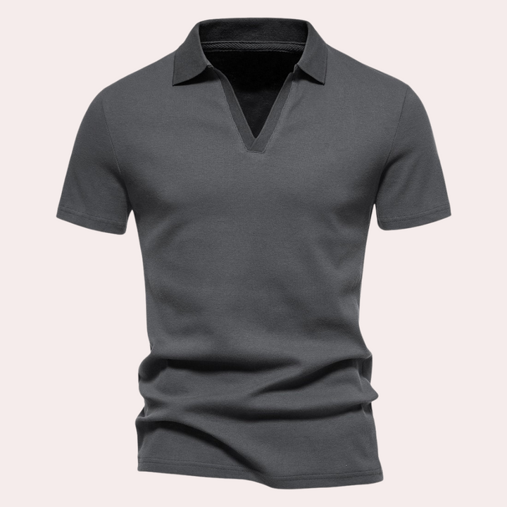 Stylowa Męska Polo – Nico-Ciemnoszary-S-Trend Polska