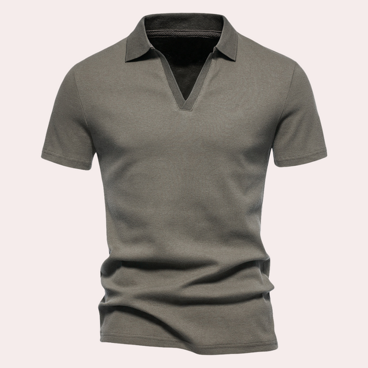 Stylowa Męska Polo – Nico-Ciemnozielony-S-Trend Polska
