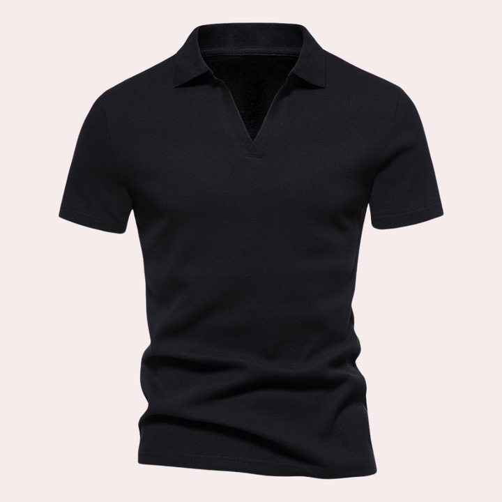 Stylowa Męska Polo – Nico-Czarny-S-Trend Polska