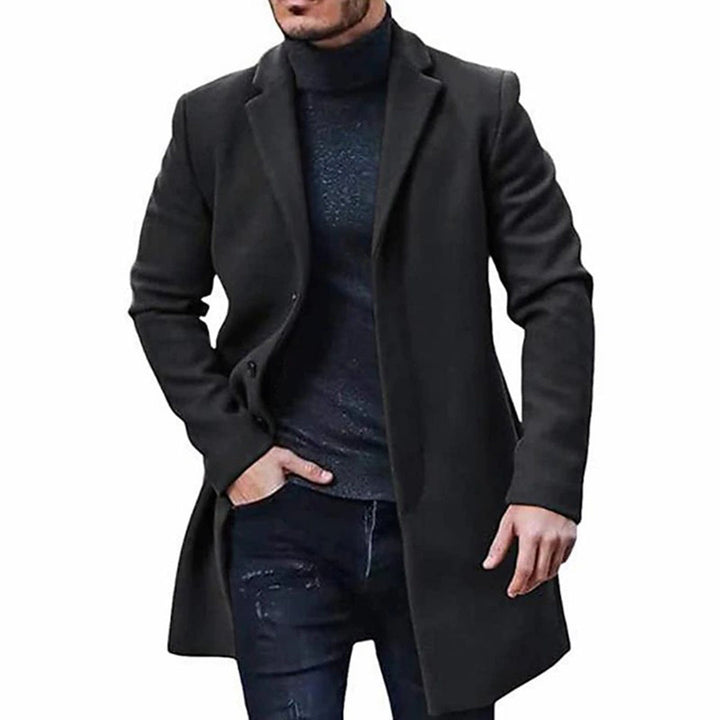 Stylowa Męska Zimowa Kurtka - Atticus-Czarny-M-Trend Polska