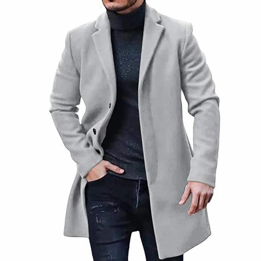 Stylowa Męska Zimowa Kurtka - Atticus-Szary-M-Trend Polska