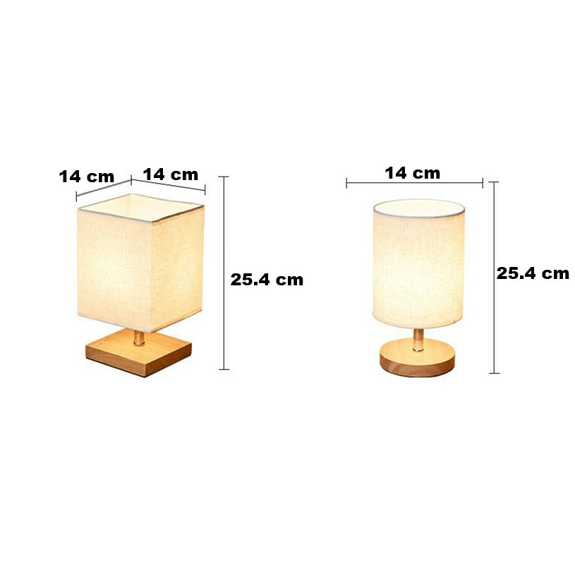 Stylowa minimalistyczna lampa stołowa - LinenWood