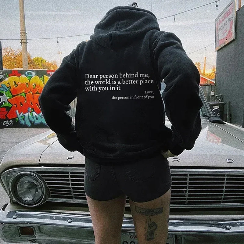 Stylowa, rozgrzewająca serce damska hoodie - Aurora-Czarny-S-Trend Polska
