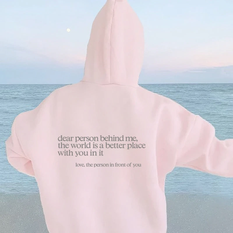 Stylowa, rozgrzewająca serce damska hoodie - Aurora-Różowy-S-Trend Polska