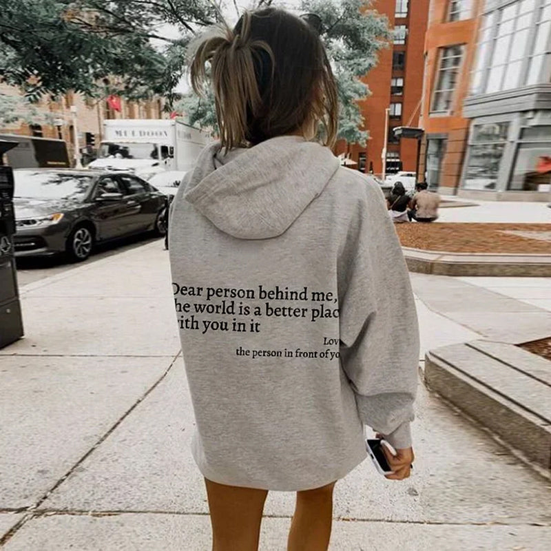 Stylowa, rozgrzewająca serce damska hoodie - Aurora-Szary-S-Trend Polska