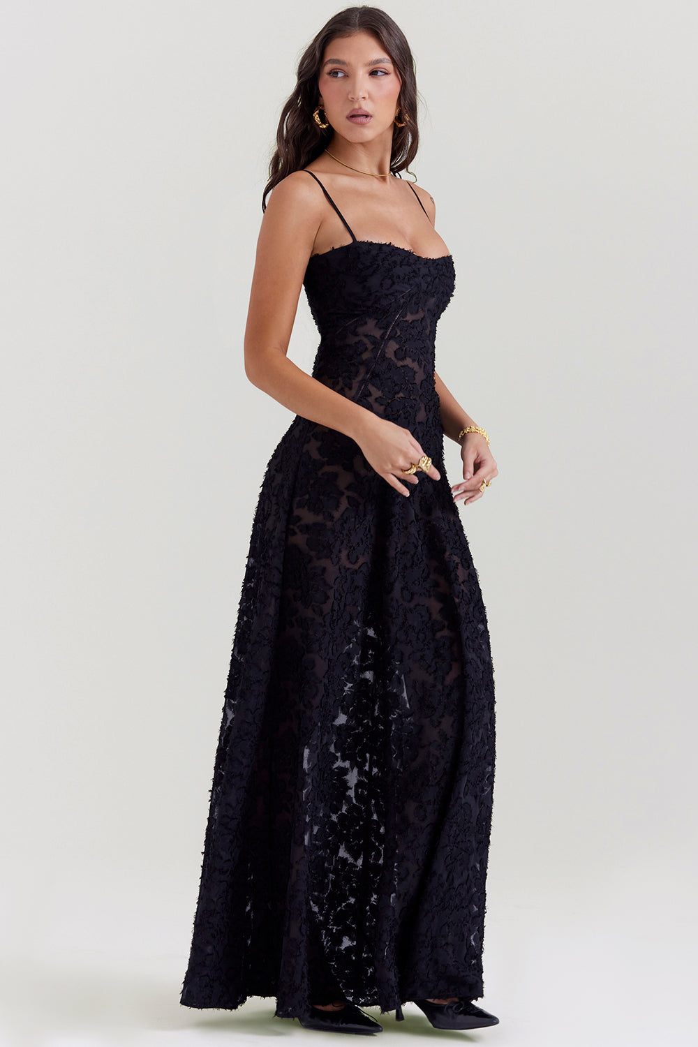 Stylowa sukienka bez rękawów – Viviana-Czarny-XS-Trend Polska