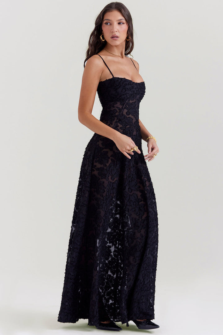 Stylowa sukienka bez rękawów – Viviana-Czarny-XS-Trend Polska