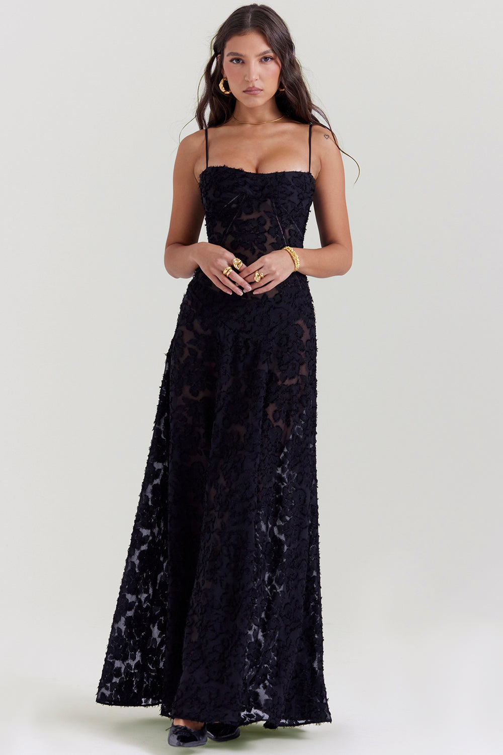 Stylowa sukienka bez rękawów – Viviana-Czarny-XS-Trend Polska
