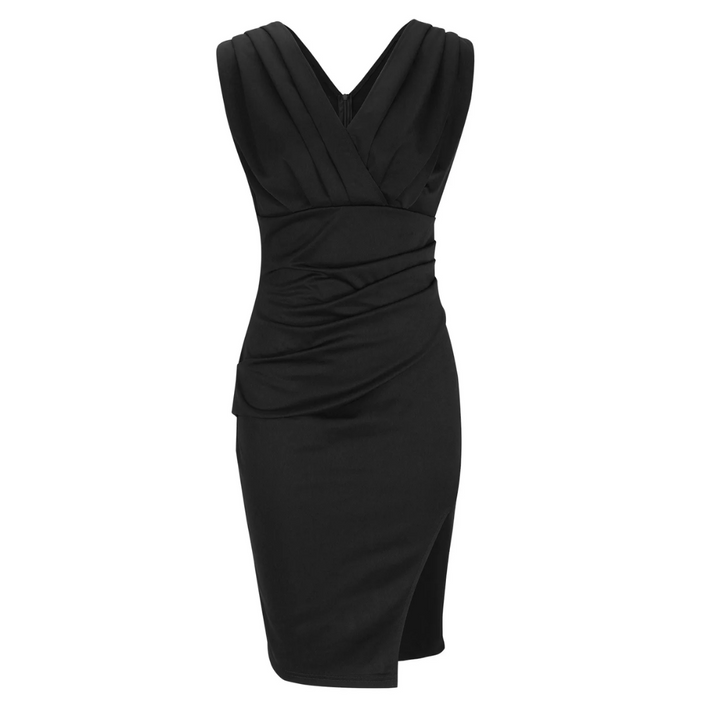 Stylowa Sukienka Koktajlowa - Carmen-czarny-s-Trend Polska