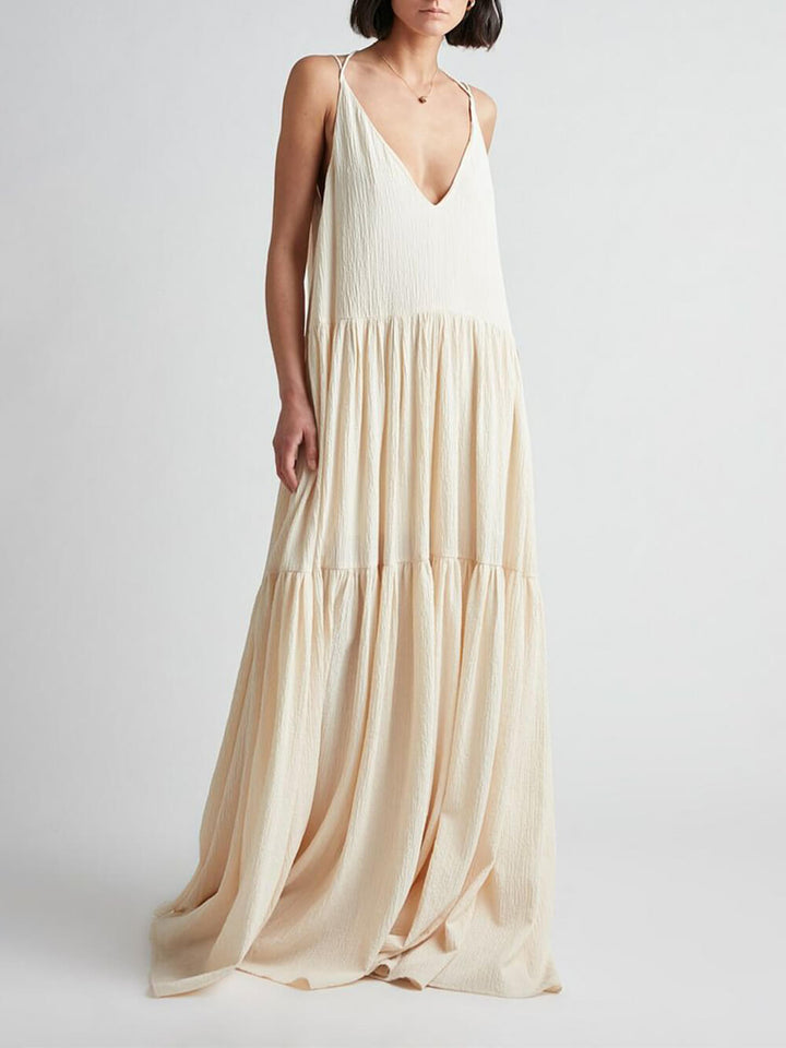 Stylowa sukienka maxi o swobodnym kroju – Liana-S-Trend Polska