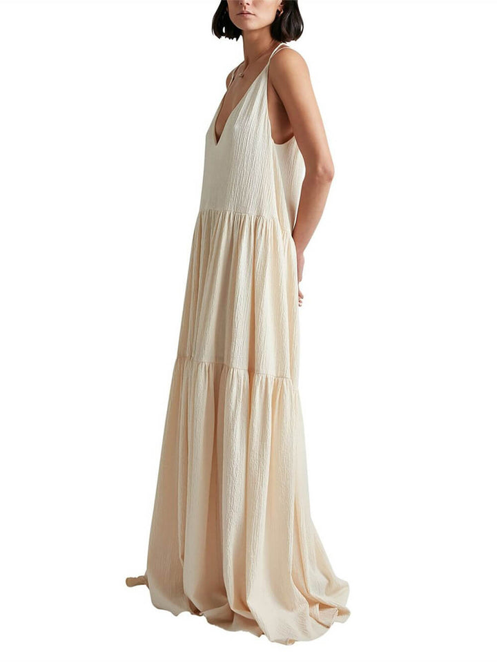 Stylowa sukienka maxi o swobodnym kroju – Liana-S-Trend Polska