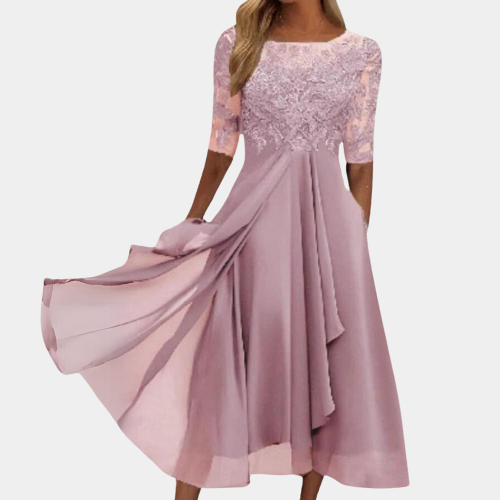 Stylowa Sukienka - Viviana-Różowy-S-Trend Polska