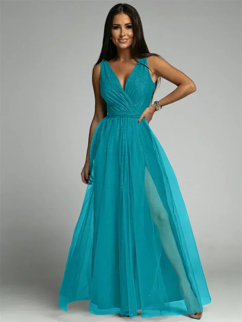 Stylowa sukienka w serek - Mindy-Czarny-S-Trend Polska