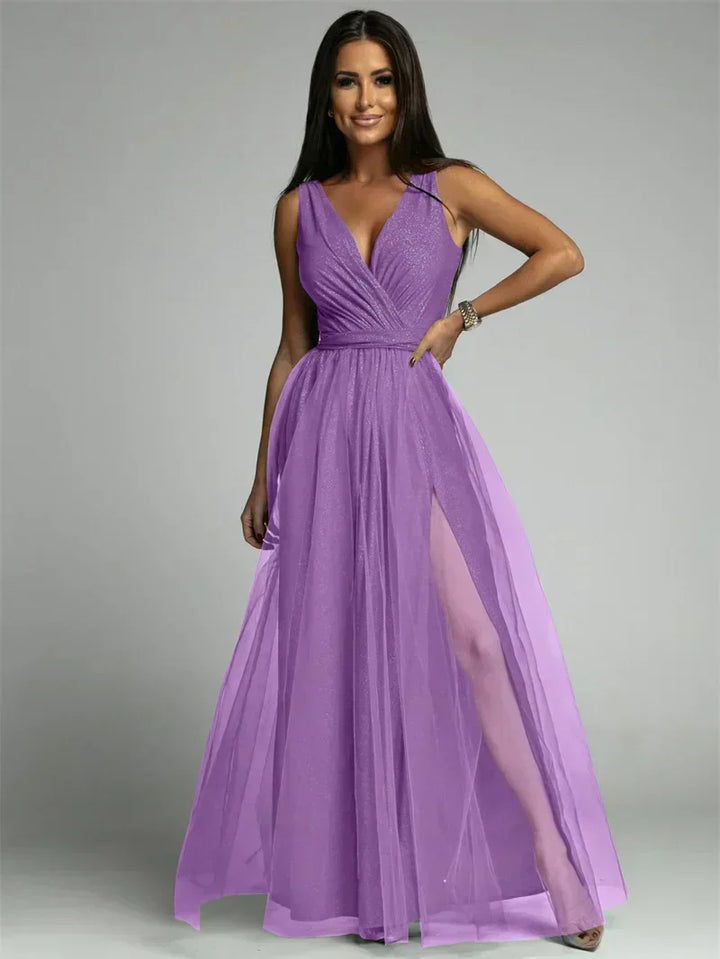 Stylowa sukienka w serek - Mindy-Czarny-S-Trend Polska