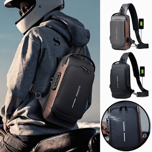 Stylowa torba crossbody zapobiegająca kradzieży - Nina-Czarny-Trend Polska